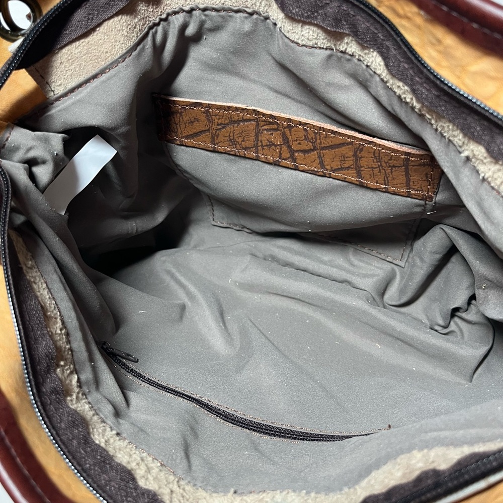 Leather Heart Patchwork Shoulder Bag - image 7